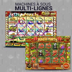 machines a sous gratuites multi-lignes